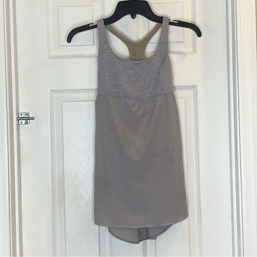 Lululemon Power Dance Grey Tank Top Size 6
